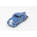 Dinky Toys 34a original Royal Air Mail Service car in blue with age-related wear and showing some