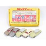 A group of 5 French Dinky models and a boxed original french signs set, comprising Renault 16,