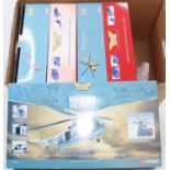 A Corgi Aviation Archive boxed 1/72 scale helicopter diecast group, five examples, all in original