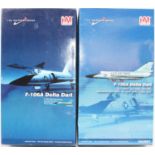 A Hobbymaster 1/72 scale boxed aircraft group, two examples to include No. HA3605 F-106A Delta Dart,