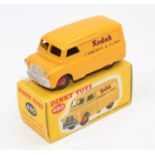 Dinky Toys, 480, Bedford 'Kodak' delivery van, yellow body with red hubs, silver detailed livery,