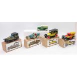 Collection of 5 late 20th century tinplate models by Paya, 4 boxed and 1 loose, all in good clean