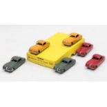 Dinky Toys 157 reproduction Trade box of 6 no157 Jaguar XK120 Coupe in various colours. all with