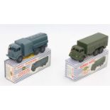 A pair of boxed Dinky Supertoys military models as follows: 642 RAF Pressure Refueller in blue in