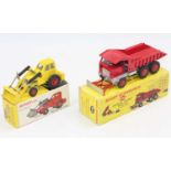 A group of 2 boxed Dinky Toys as follows: 959 Foden Dump truck in good condition in lift-off lid