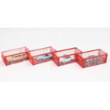 A group of 4 Mini Dinky (Matchbox size) models no. 14, 18, 19, 21 in original correct numbered