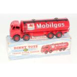 A Dinky Toys No. 941 Foden 14-ton Mobil Gas tanker, comprising of red body with matching hubs and