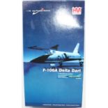 A Hobbymaster 1/72 scale single issue model of the HA3605 F-1-6A Delta Dart, housed in the