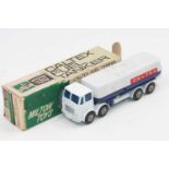 A Milton Maxwell 330 "Caltex " fuel tanker (dinky copy) in blue and white, superb for its age,