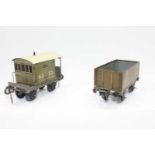 1909 Carette for Bassette-Lowke GWR refrigerator van, cream with brown lettering (AV-G) with a