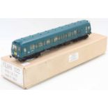 Class 122 Diesel single railcar W55004 BR blue without yellow end panels, finescale wheels,