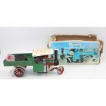 Mamod SW1 Steam Wagon, green body of usually specification, heavily used and would require