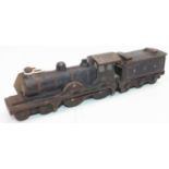 An original cast iron Great Eastern Railway paper weight, in the shape of a Holden 4-4-0