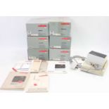 Large box containing Marklin control items: 2 x 6036 digital control 80f; one each control unit 6020