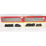 Two Hornby 4-6-0 locos and tenders: R2258 BR class 5MT 44781 weathered black (NM-BE); with R2174