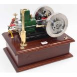 A very well made Hit and Miss Petrol Engine, open crank example hand-painted example in black and