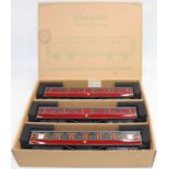 Darstaed Set C of 3 Period III LMS coaches, nos. 702, 10548 and 3033 (M-BM)