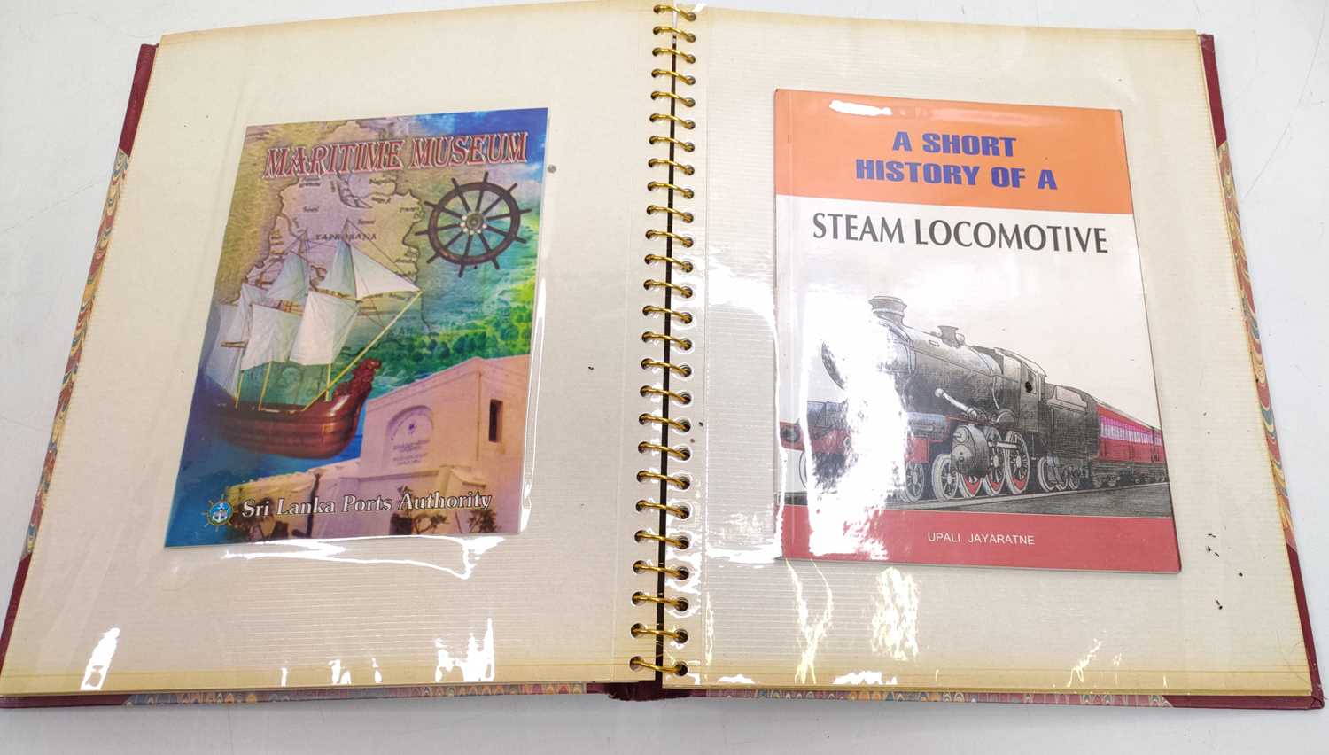 1 album containing a quantity of Sri-Lankan related railway ephermera - Image 2 of 2