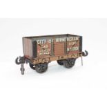 1909 Carette for Bassett-Lowke City of Birmingham open coal wagon, touching-in to buffer beams (G-