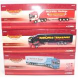Corgi Toys Hauliers of Renown 1/50th scale road transport group, 3 examples all issued, reference