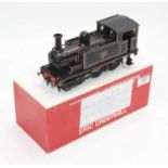 Believed an Eric Underhill kit 0-6-0 North London Railway side tank loco, lined black No. 121, 2-