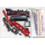 Parts for 3 Marklin Mini Club Z gauge locos: 4-6-0, 0-8-0, and BoBo electric (a/f)