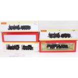 Two Hornby locos: R3421 Early BR Drummond 700 loco & tender BR black 30698 (NM-BE) with R2713 BR 4-