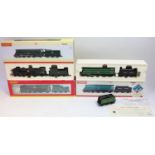 Two Hornby locos and tenders: R2685 1948 Nationalisation W/Country class 34006 Bude, DCC fitted