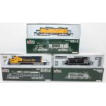 Kato HO Scale American Outline boxed locomotive group, 3 examples all as issued, reference numbers