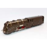 JEP Nord 4-4-0 steam outline loco & tender, brown with gold boiler bands (E)