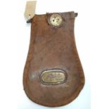 Original LNER wages or cash bag, brass plated to read Barnham and Bury St Edmunds, very rare