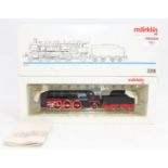 3318 Marklin HO 4-6-2 loco & tender, 187 434, black & red (M-BM)