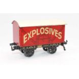 1920s Bing red Explosives van No. 356204 (VG)