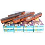 Twelve Athearn HO American coaches, assorted, (all E) (7 boxed BE) with Athearn Union Pacific PA-1