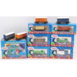 Thomas the Tank Engine; 4 engines (Thomas, Duke, Percy and Toby) all M,BNM, two boxes and 3