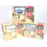 A collection of 3 boxed Corgi Classics 'Cafe Connection' models in approx. 1:50 scale as follows: