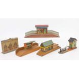 A small tray containing 5 items including Fischer Uxbridge Wayside station, Fischer station with