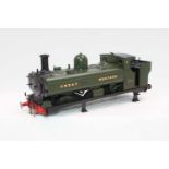 A kitbuilt 0 gauge GWR No.2760 body for a 0-6-0 tank loco, well made and hand-painted to a high