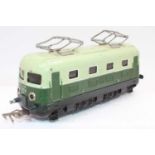 JEP FSN electric loco duo tone green with white centre band, two non-operating pantographs (VG)