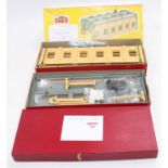 Hornby Dublo 5005 2-road engine shed kit, complete plus additional drainpipe and window, with 5006