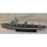 A circa 1929/30 scratch-built model of a live steam H-Class Destroyer (H14), the model comprising of