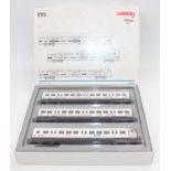 4390 Marklin EMU HO three-car Wagen Set (S-Bahn) Marklin on sides, white (M-BNM)