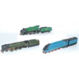 Three kit-built or amended locos: LNER W1 10000 resin body on Triang chassis; BR Britannia Trix