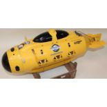 Thunder Tiger Underwater Radio Controlled Model of a Neptune SB-1 Submarine, finished in yellow in