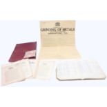 Collection of railway ephemera to include Six Paliamentry extracts for Acts making of Union