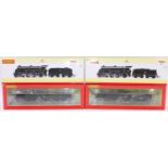 Two Hornby S15 class 4-6-0 locos and tenders black, both DCC ready: R3328 early BR 30843 and R3329