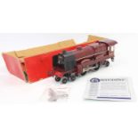 Hornby loco only 1937 maroon LMS 4-4-2 3C 'Royal Scot' with smoke deflectors No. 6100 - slight