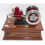 A very well made Hit and Miss Petrol Engine, open crank example hand-painted example in black and