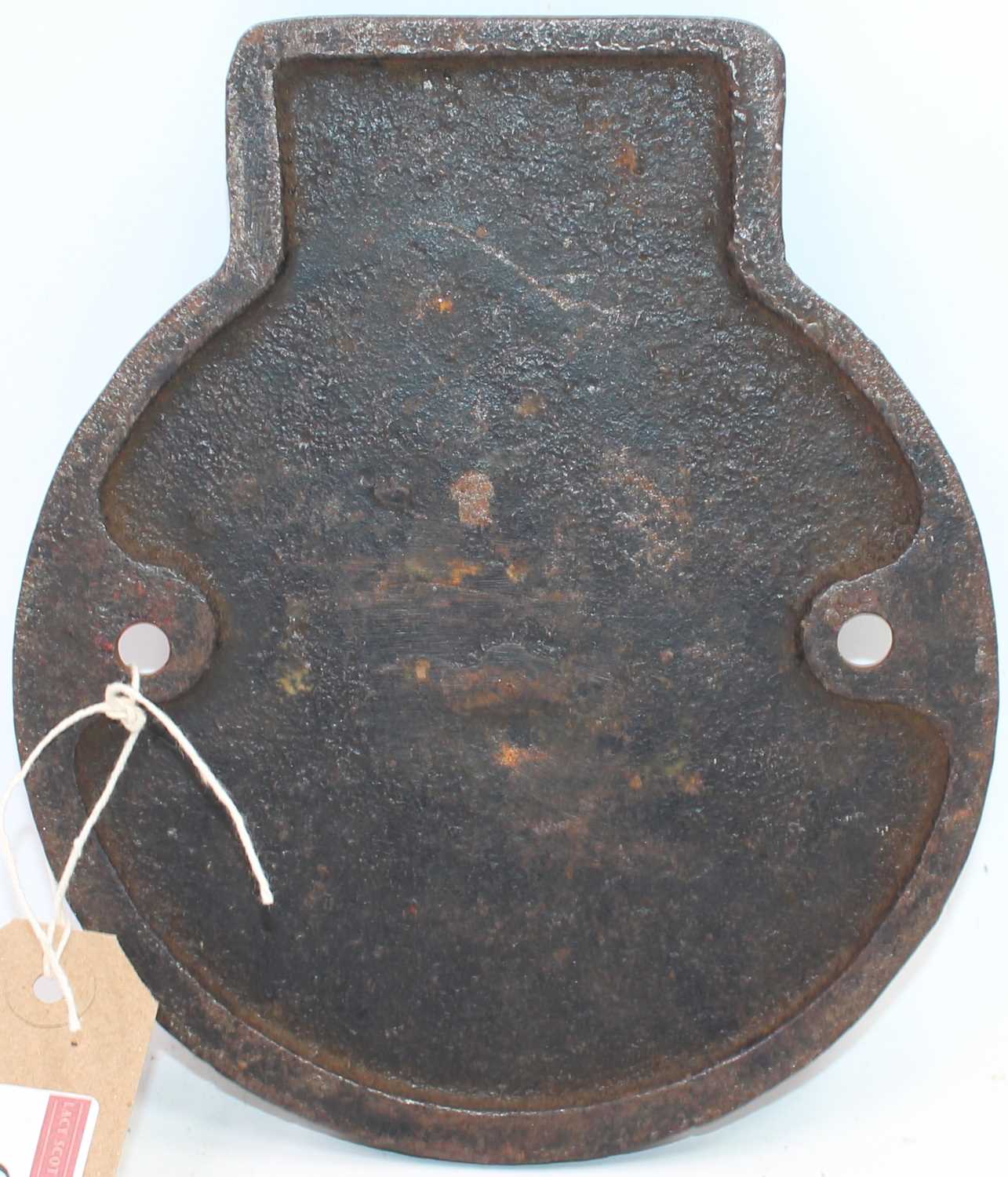 Original circular cast-iron Indian railways Tata Locomotive Engineering and Co Ltd plate, circa - Image 2 of 2