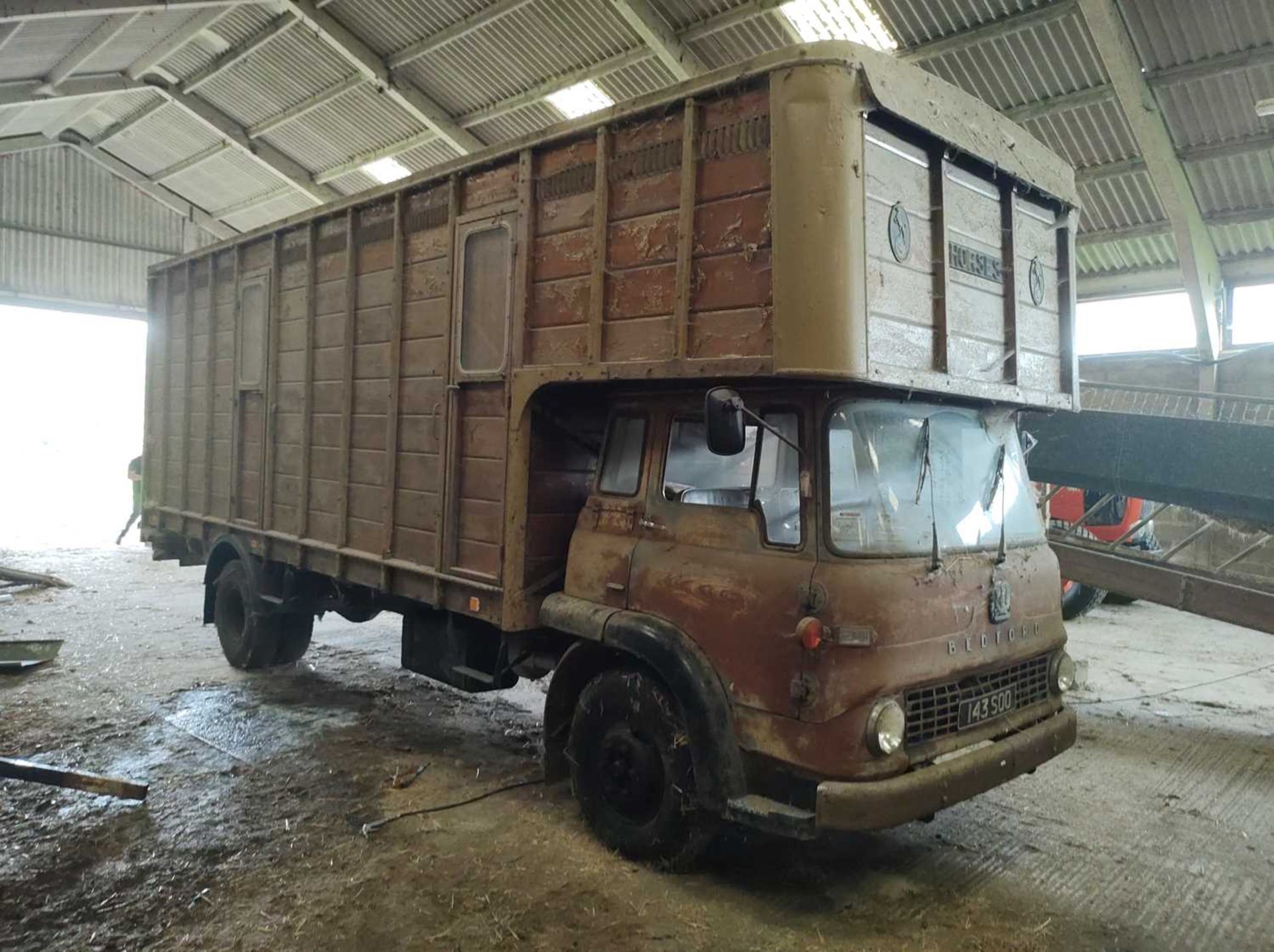Bedford Horse Lorry. Reg 143 SOO. 20,000 Miles. Unrestored and bought from new. - Image 4 of 7